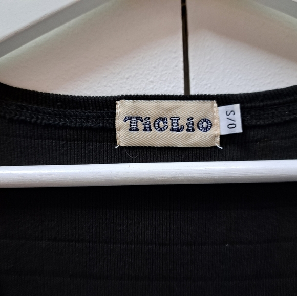 Vintage 80s 90s Women's Ticlio  Vest Jacket Black Full Zip Canada One Size OS - Picture 3 of 9